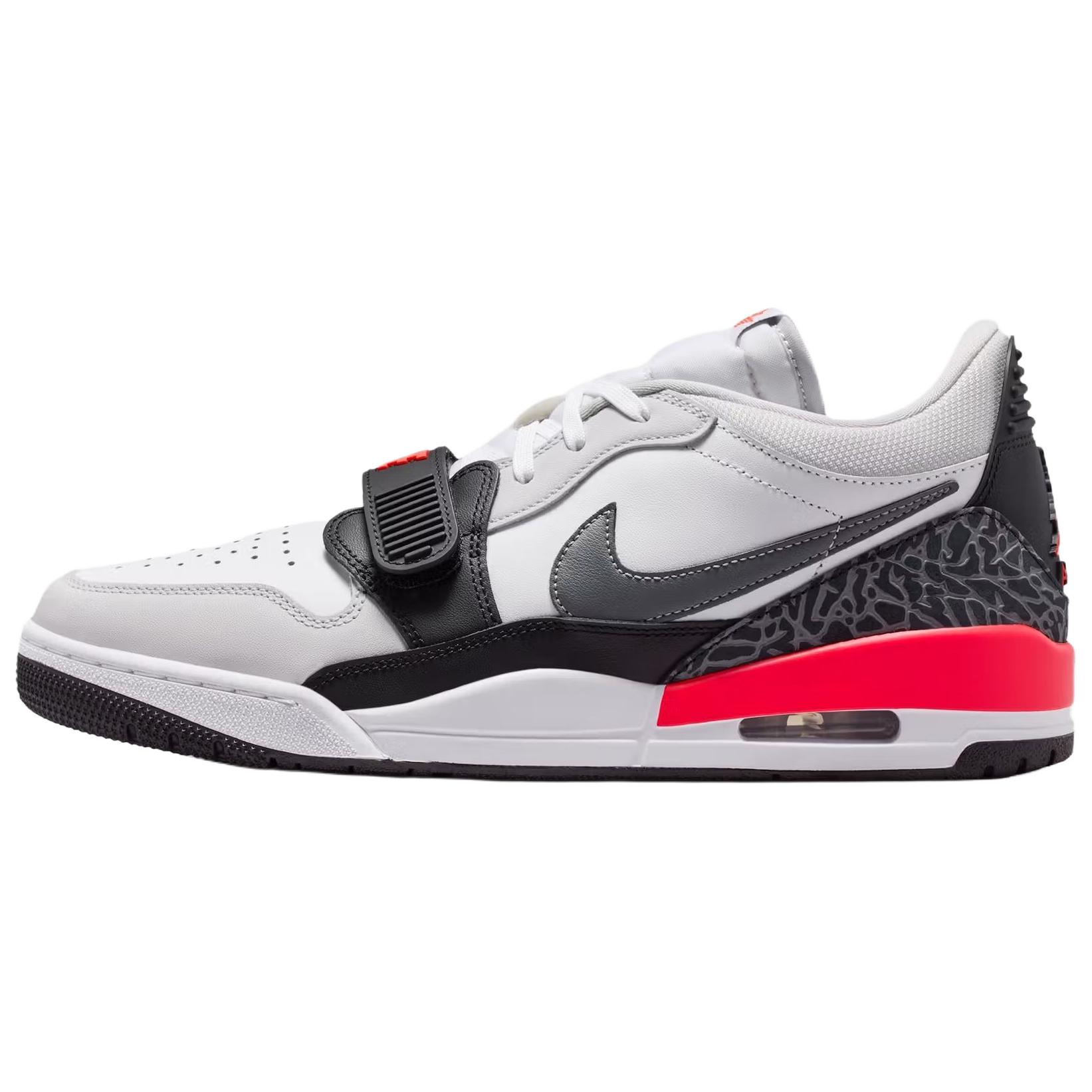 

Jordan Legacy 312 Low top Vintage Basketball Shoes Men s White Red CD7069-113 45