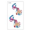 Waterproof Long-lasting Cute Peacock Feather Temporary Tattoo Stickers for Women