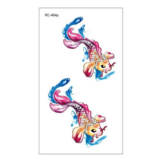 Waterproof Long-lasting Cute Peacock Feather Temporary Tattoo Stickers for Women