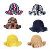 Oversized Hat Handwoven Flouncing Crocheted Hat for Music Festival Simple Flouncing Hat for Music Festival