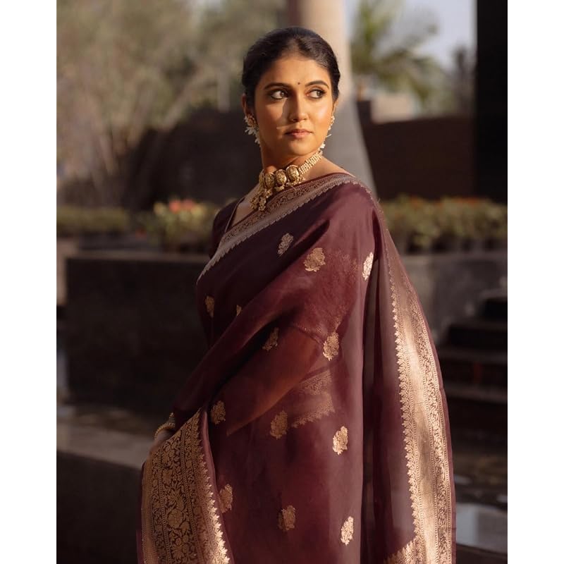 Flosive Women` Beautiful Soft Silk Saree