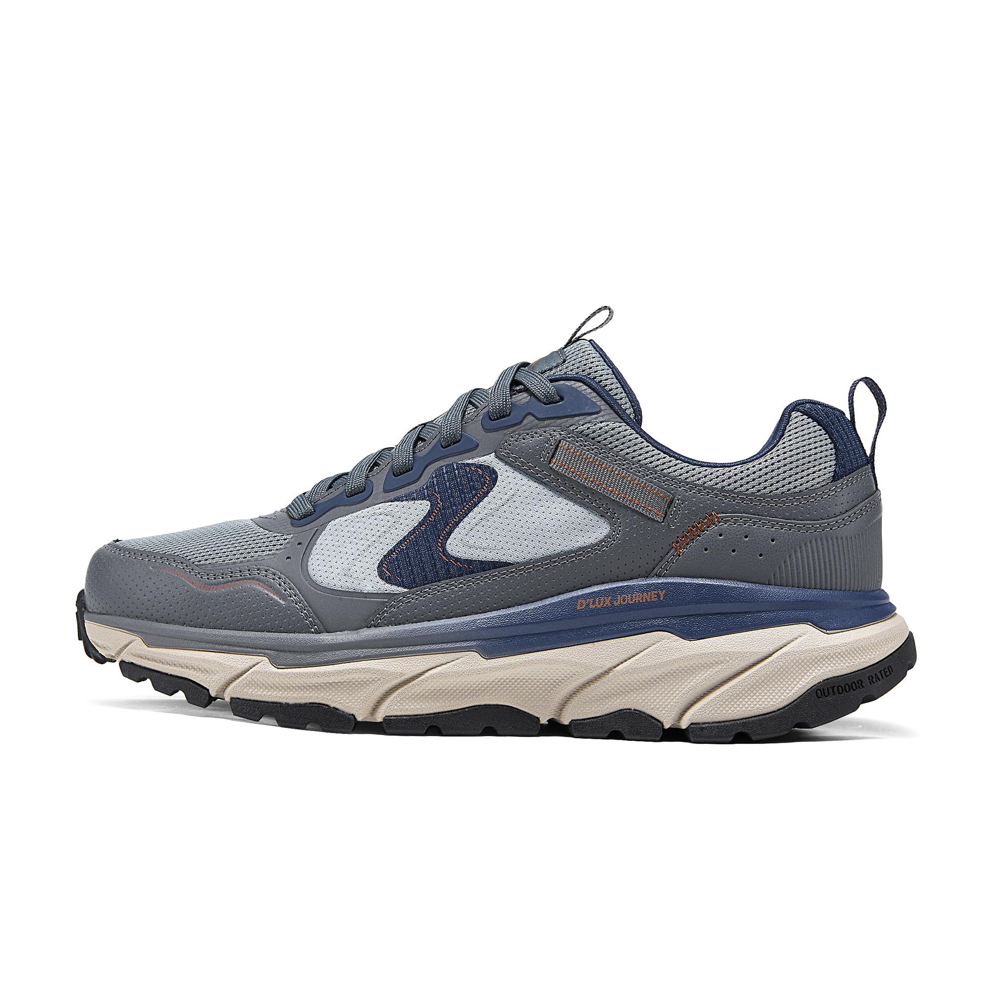 Skechers Уличные Удобные Прочные Низкие Уличные Функциональные Ботинки Мужские Обувь Серый 237415-GYMT 41