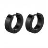New in Trendy Minimalist Stainless Steel Hoops Ear Piercings Earrings Round for Men Woman Waterproof Vintage Jewelry Decoration