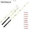 Solid Fiberglass Fishing Rod Set - Super Hard Lure, Ice, Sea, Casting & Long Cast Rods
