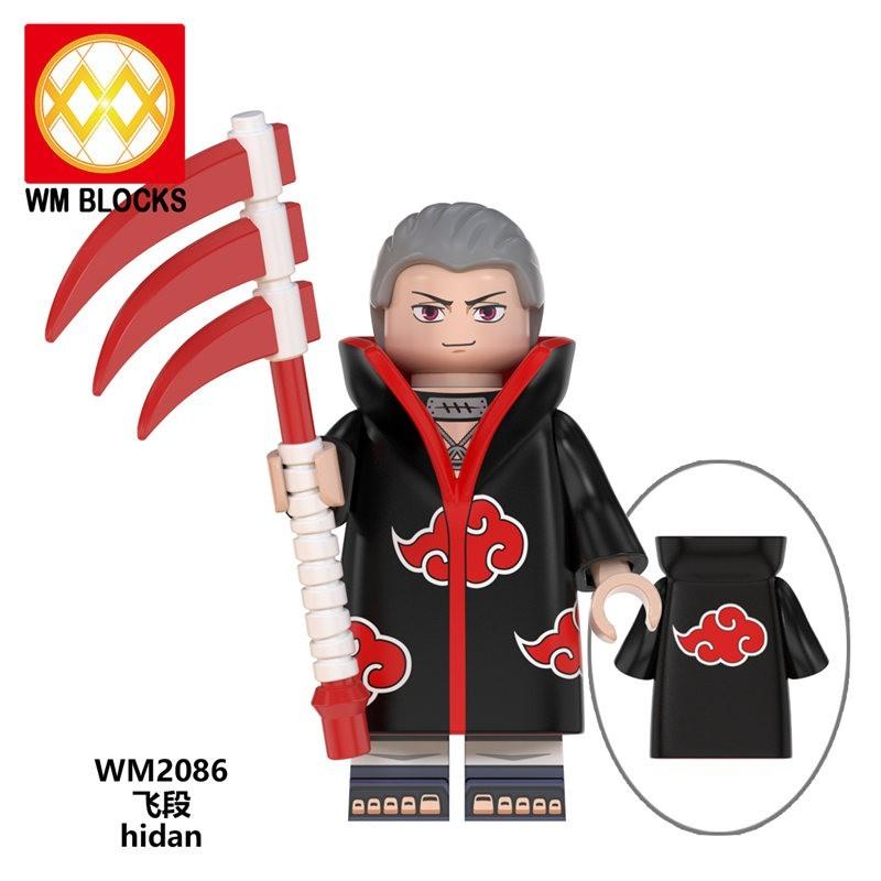 Naruto Lego Toys Minifigures Comic Building Blocks Akatsuki Sasuke Itachi Madara Obito WM6105 6106