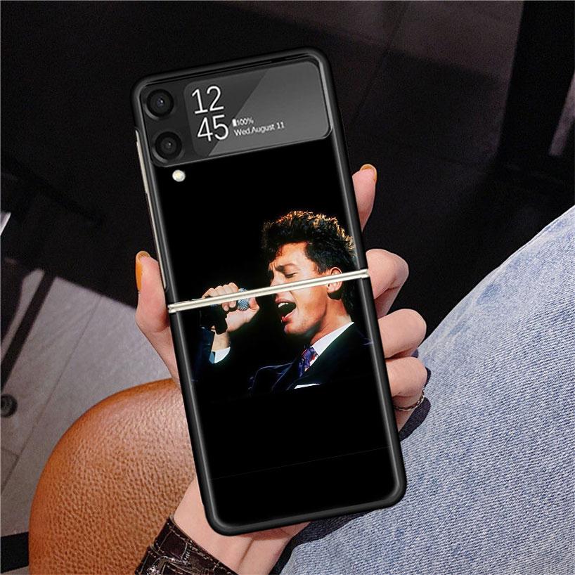 L-Luis M-Miguel Singer Phone Case For Samsung Z Flip 7 6 5 4 3 Galaxy ZFlip7 ZFlip6 ZFlip5 ZFlip4 ZFlip3 5G Print Cover