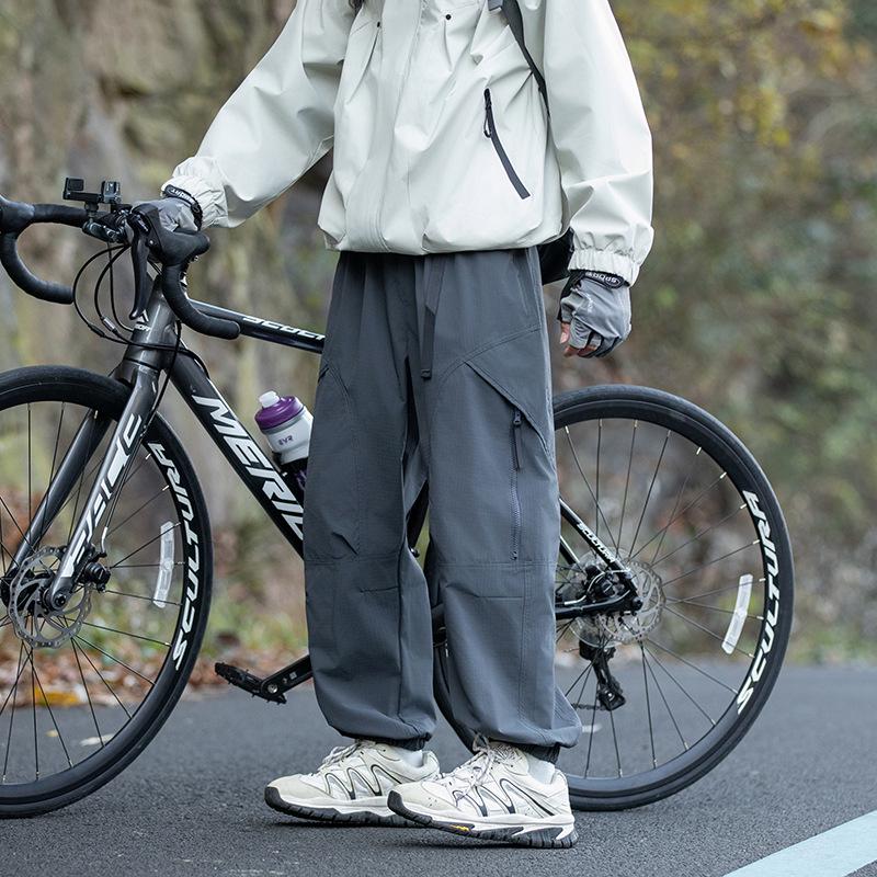 

Ветрозащитные Водоотталкивающие Брюки Карго: Весенне-осенняя уличная одежда с большими карманами 2XL