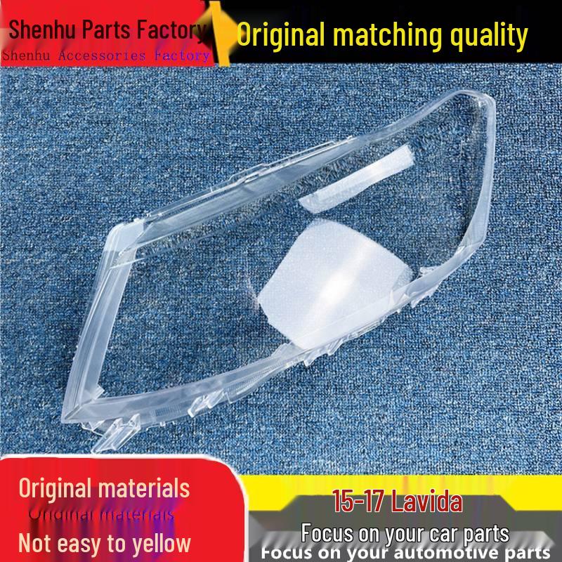15-17 Volkswagen Lavida Front Headlight Transparent Cover Standard Driver without Sealant