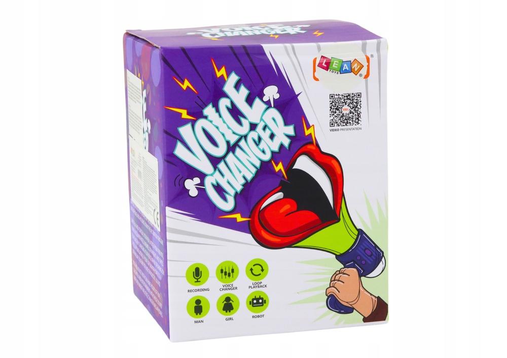 Megafon Zmieniacz Modulator Głosu Nagrywanie Trzy Tryby Głosu
