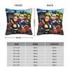 Fireman Sam Square Pillow Case Firefighters Cushion Cover Awesome Polyester Decorative Throw Pillow Case Cover for Car 45*45cm