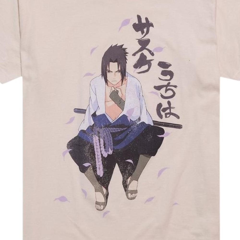 

Футболка Naruto Shippuden Саске Фиолетовые листья, Винтажная аниме-футболка, Унисекс S-5XL 2XL