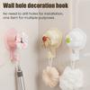 Wall Hanging Hook Key Holder Strong Load-bearing Easy To Install Multipurpose Coat Hook Bag Hat Hanger