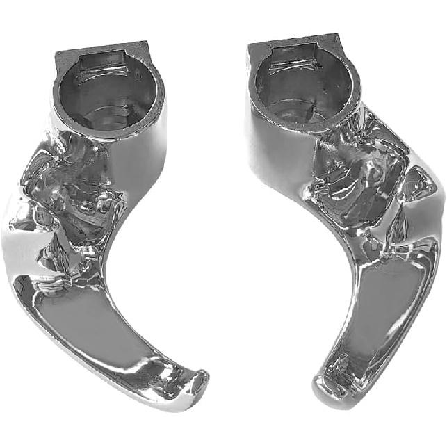 2Set Chrome Locking Vent Window Handle Fit for Chevrolet GMC Trucks 1973-1994, Fits for OEM Part Numbers 76999, BHS01861, DHA35357, 15617125,