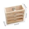 Wood for Hay Feeder Platform Rabbit Feeding Platform Outdoor and Indoor Chinchilla Guinea Pig, Bunny, Dutch Rat, Chinchi