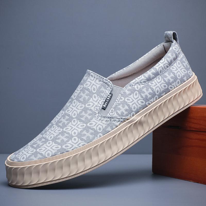 

Fashion Korean Fashion Men Casual Shoes Canvas Men Luxury Designer Shoes High Quality Mujer Vulcanizar Los Zapatos Chaussures SS24807 44 серый