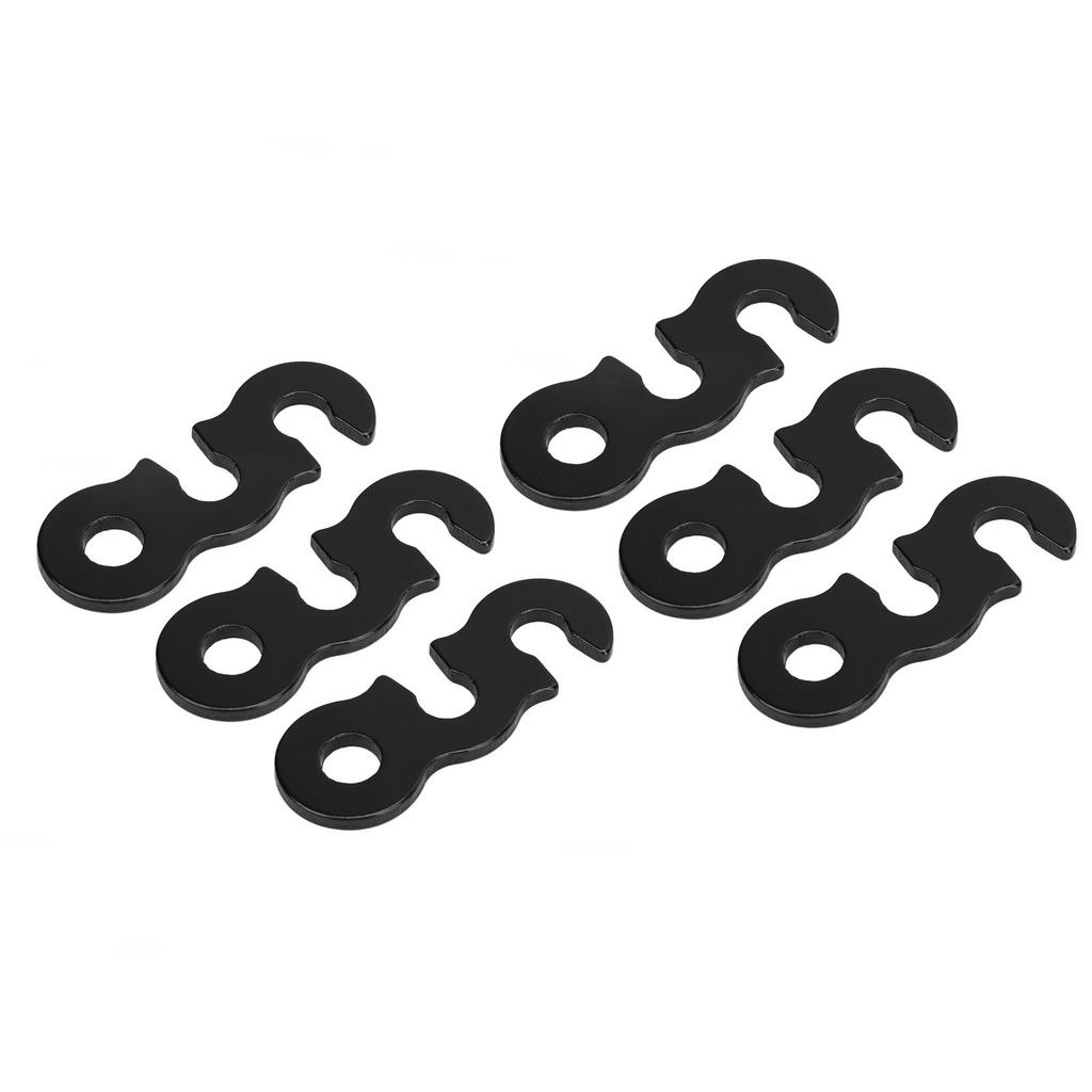 10PCS Rope Tensioner Cord Adjuster Aluminium Alloy Easy Stable Fixation Camping Accessory for Tent Hiking