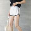 Damskie Letnie Modne Luźne Szerokie Spodenki Sportowe - Styl Koreański, Dopasowane, Codzienne Proste Spodnie Trzyczwarte