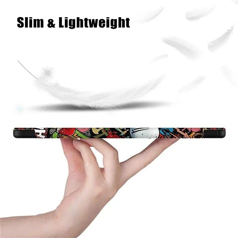 Flip Case for Xiaomi Pad 6 Mi Pad 5 Pro Tablet Cover Tri-folding Stand for Redmi Pad SE 11 2023 Redmi Pad Case Cover Auto Wake Sleep