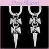 Minimalist Stainless Steel Geometric Ear Jewelry With Square Elements For Women Fashion Accessories