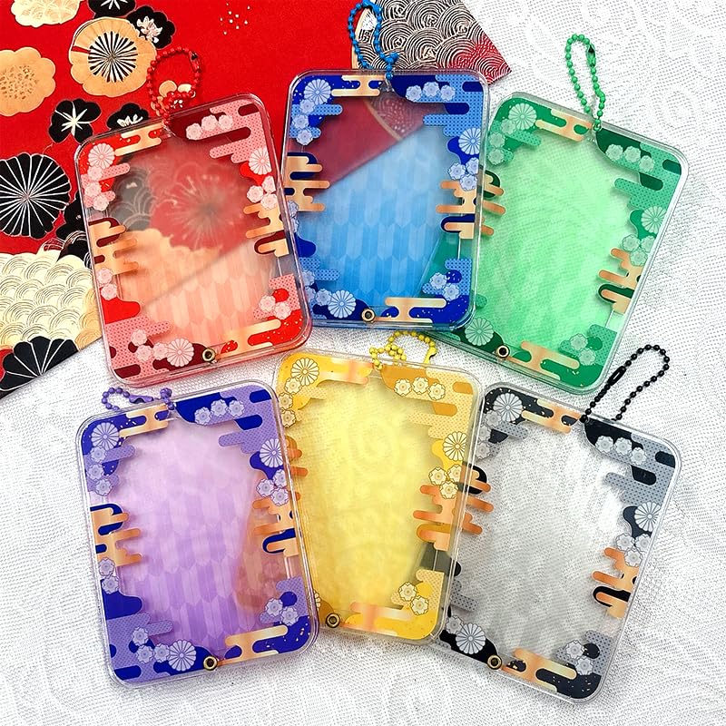 Acrylic Frame Trading Cards and Acrylic Perfect for Anime Anime Goods Storage and Oshikatsu Goods [Japanese Style] [For Stands] Green, Otaku, Fans,