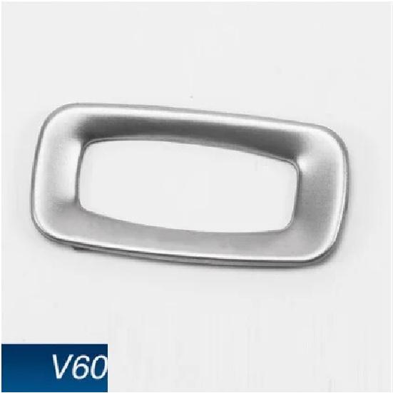 Spezielle Auto Innenraum Schlüssellochblende Dekorabdeckung Zierleiste Edelstahlstreifen Schlüsselanhänger 3D-Aufkleber für Volvo S60 V60
