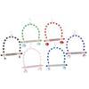 Colorful Bird Swing Toys Paw Grinding Parrot Standing Stick Hammock Parrot Pole  Climbing