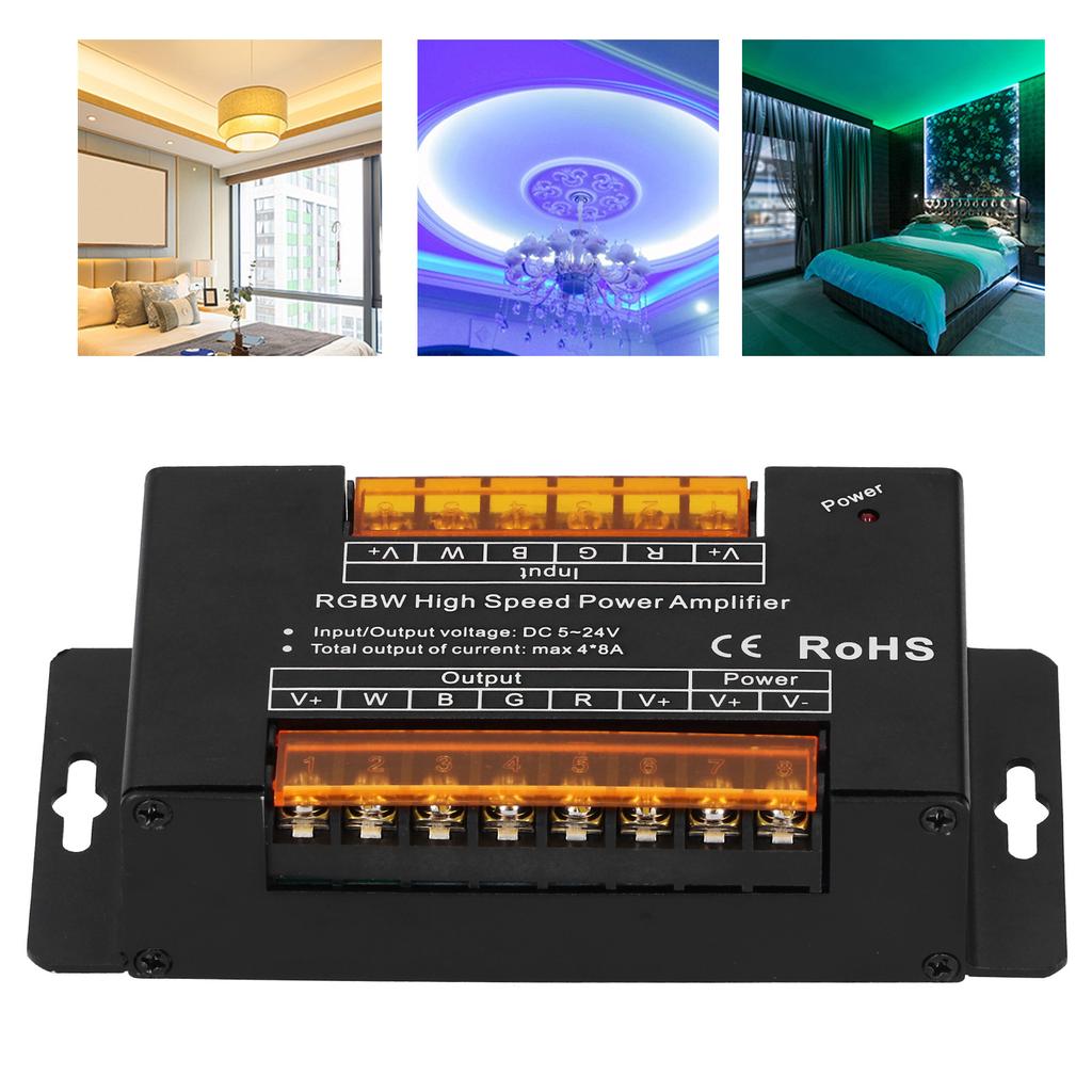 LED Signal Amplifier Module for Home RGB Light Strip Controller 0.1percent 100percent DC5V24V