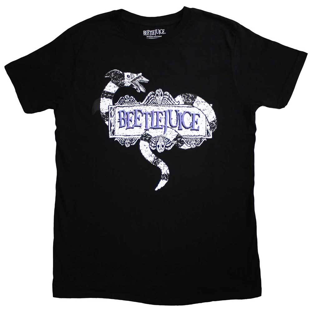 Beetlejuice Unisex T-Shirt Mens Womens Tees Top: Snake Badge L