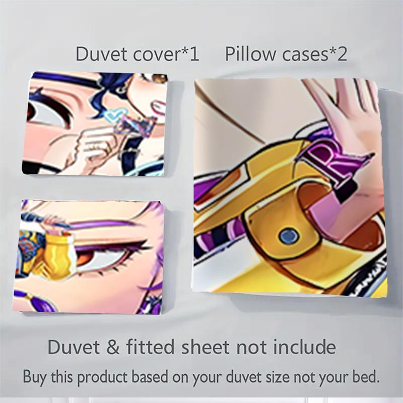 3Pcs Fantasy Anime Characters Bedding Sets For All Sizes New 3D Printed Bed Cover Comforter Duvet Cover Pillowcase Bedroom Decoration