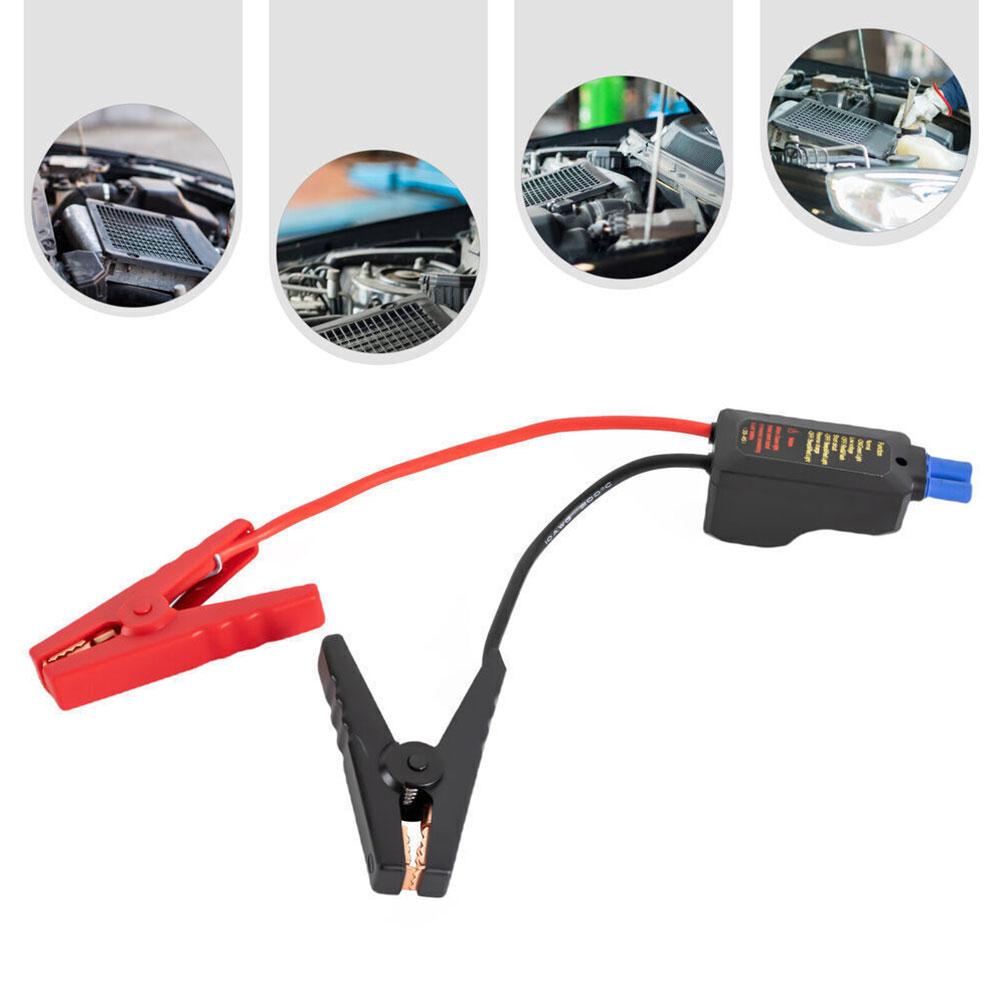 12V startovací kabel s aligátorovou svorkou pro automobily, nákladní automobily, nouzové startovací kabely s konektorem EC5, autopříslušenství