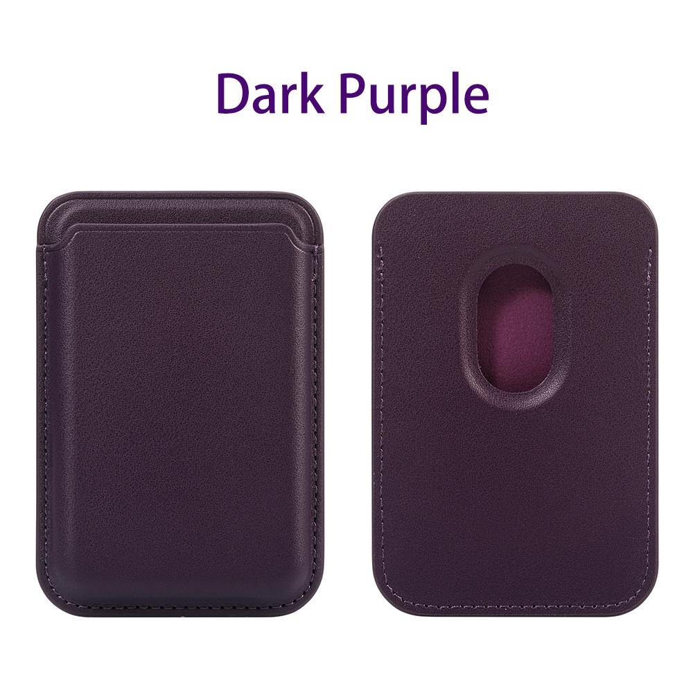Carteira Magnética Universal de Couro MagSafe Porta-Cartões Bolso para Cartões com Fixação Forte para Iphone Samsung Xiaomi OPPO Motorola Google