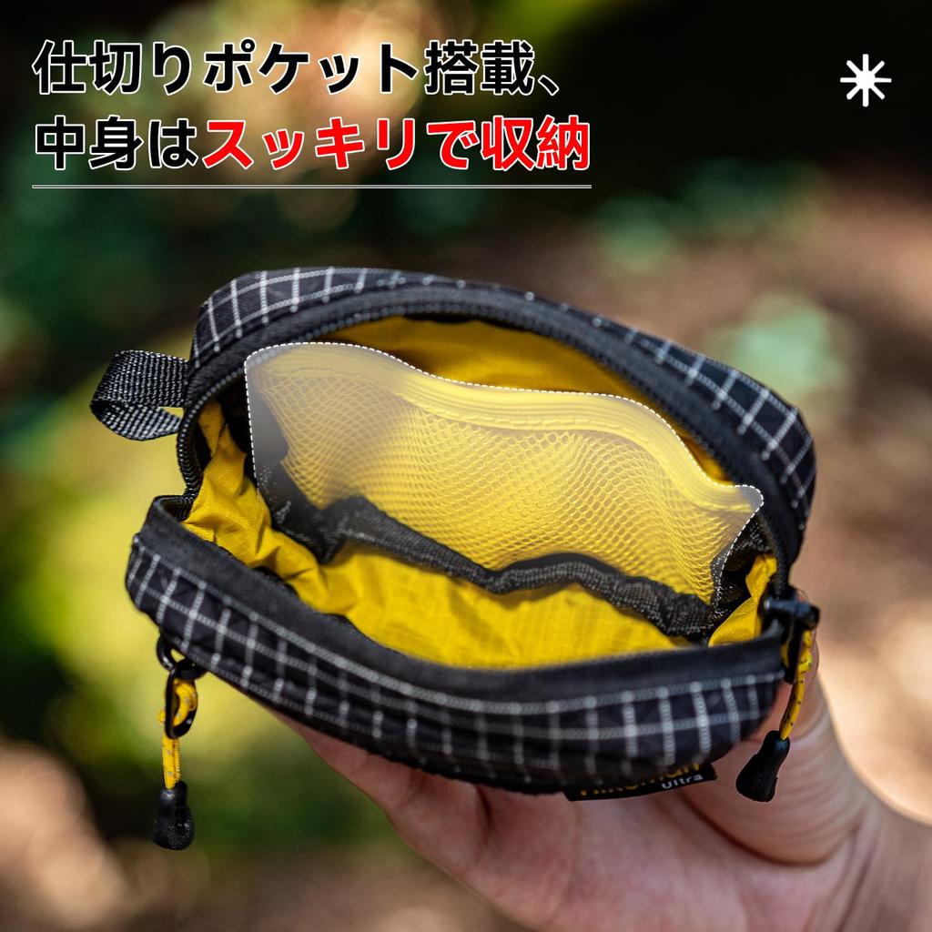 Multifunctional Hiking Small Item Earphone Mini Pouch with IC Card and Coin Drop Water Perfect for Outdoor and Everyday Use Pouch, Case, Case,