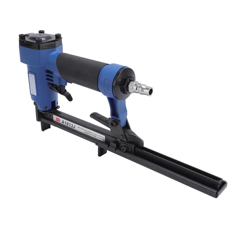 Pneumatic Brad Nailer 1 4 to 1 2in Nails Air Staple Gun for Woodworking Interior Decoration Carpets