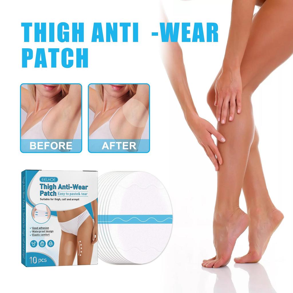 EELHOE Thigh Anti Abrasion Patch Anti Abrasion Invisible Thigh High Elastic Thigh Protector Knee Calf Random Patch