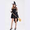Source Halloween Costume Adult Black Skirt Witch Game Suit Sexy Demon Witch Stage Performance Suit