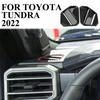 Carbon Fiber Style AC Air Vent Outlet Cover Trim For Toyota Tundra -2025