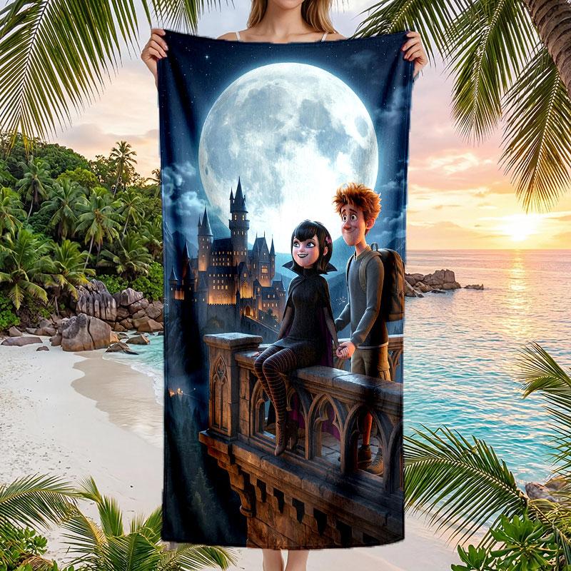 Large Beach Towel Quick Dry Absorbent Towel For Beach IndoorHotel Transylvania