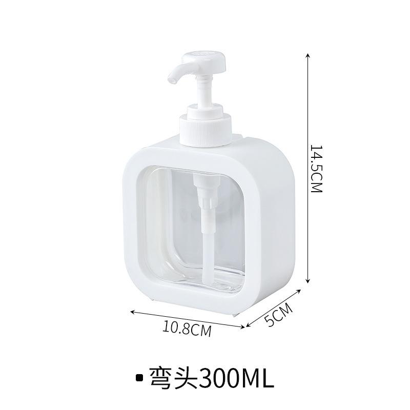 

Новая прозрачная бутылочка для розлива, бутылочка для розлива дезинфицирующего средства для рук в ванной, пластиковая нажимная бутылка, визуальная бутылочка для розлива лосьона, пустая бутылка