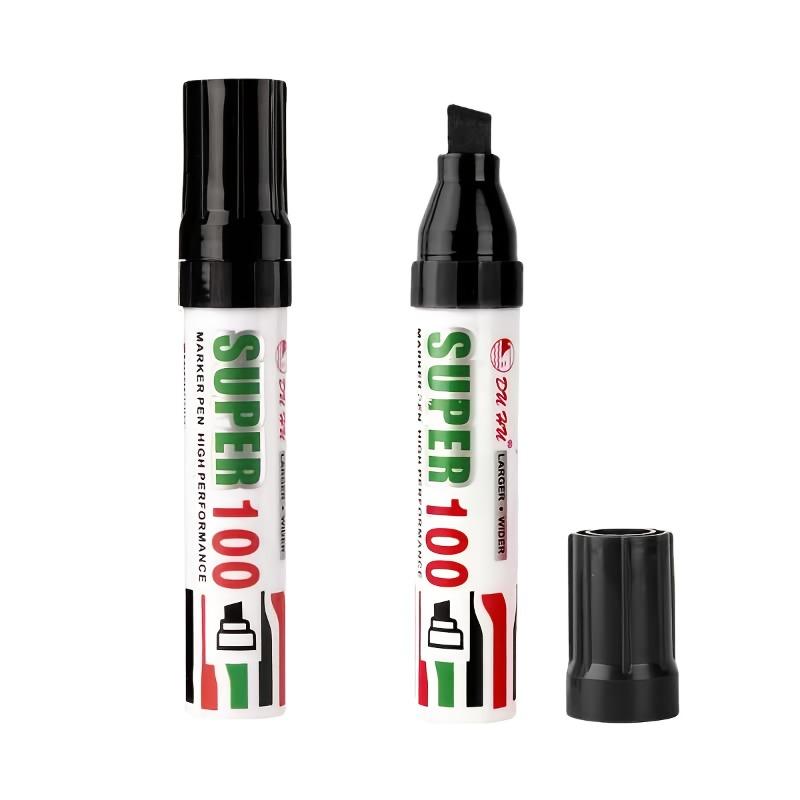 1PC Extra Wide Chisel Tip Jumbo Marker - Permanent, Identity Theft Protection & Privacy Guard for Addresses and Secrets