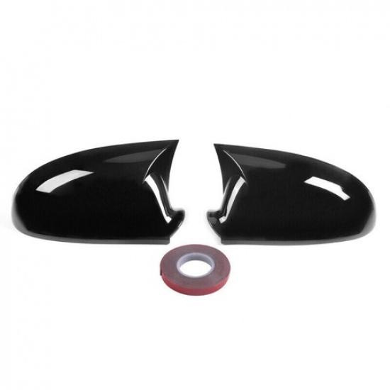 OX Horn Mirror Cover Cap Gloss Black Style For Volkswagen VW Jetta MK5 2005-2010