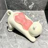 Drain soap box Household household non-punch-free hand washing table Ceramic soap box Toilet soap drain storage rack