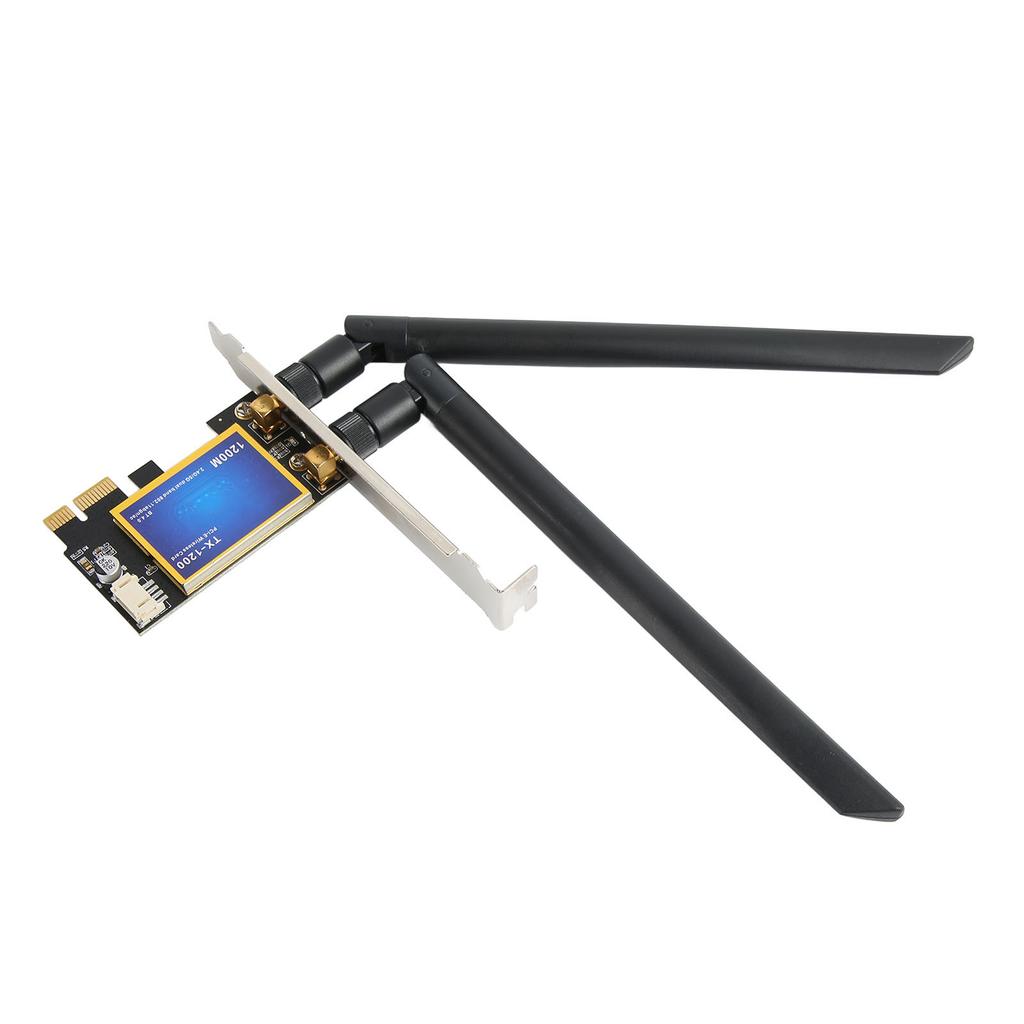 PCIE WiFi Card 2.4G 5G Dual Band 1200Mbps Bluetooth 4.0 PCIE WiFi Card Desktop Wireless Network Adapter