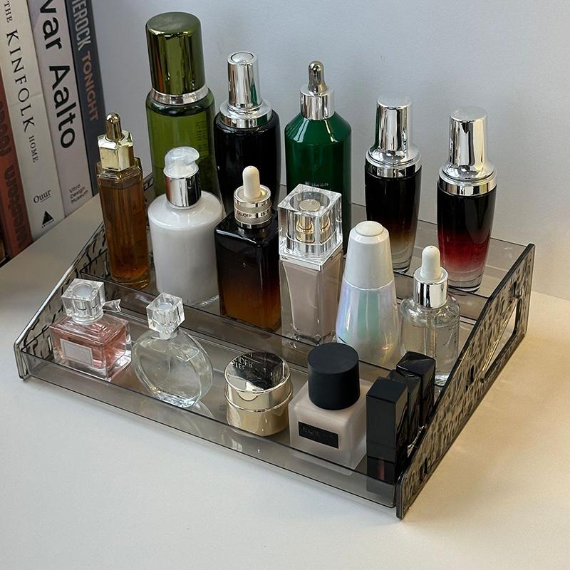 Prateleira de perfume de 3 camadas, organizador de cosméticos para animais de estimação, rack de armazenamento de perfume, expositor de bonecas, organizador de temperos de cozinha
