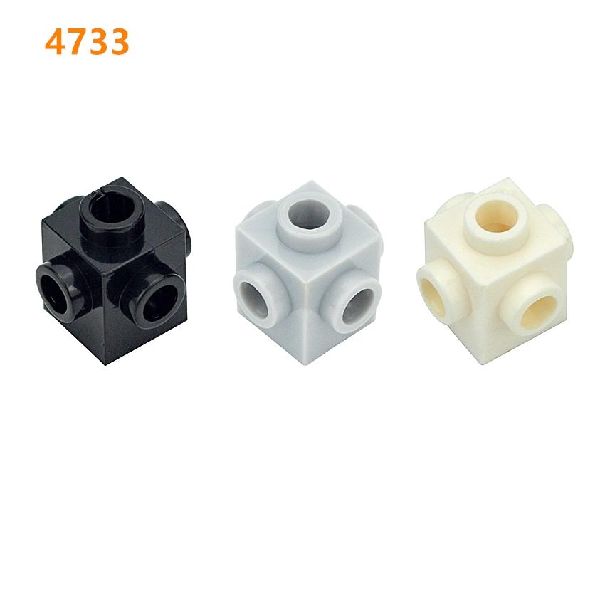 MOC Compatible Assembles Particles 4733 Brick Special 1x1 Studs On 4 Sides Building Blocks DIY Educational Creative Spare Toys