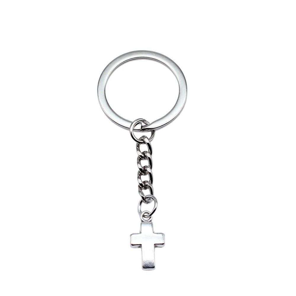 Portachiavi con Ciondolo Croce Ankh Amuleto Egiziano Portachiavi Anello 28mm
