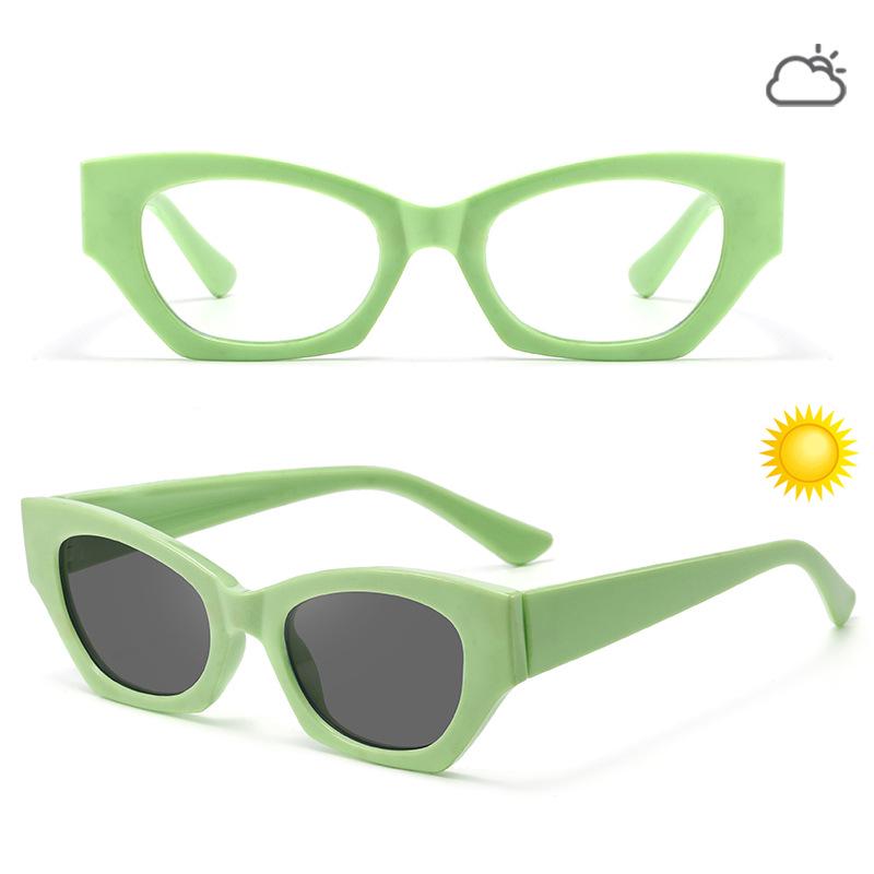2026 Stylish Color-Changing Polygonal Kids  Glasses