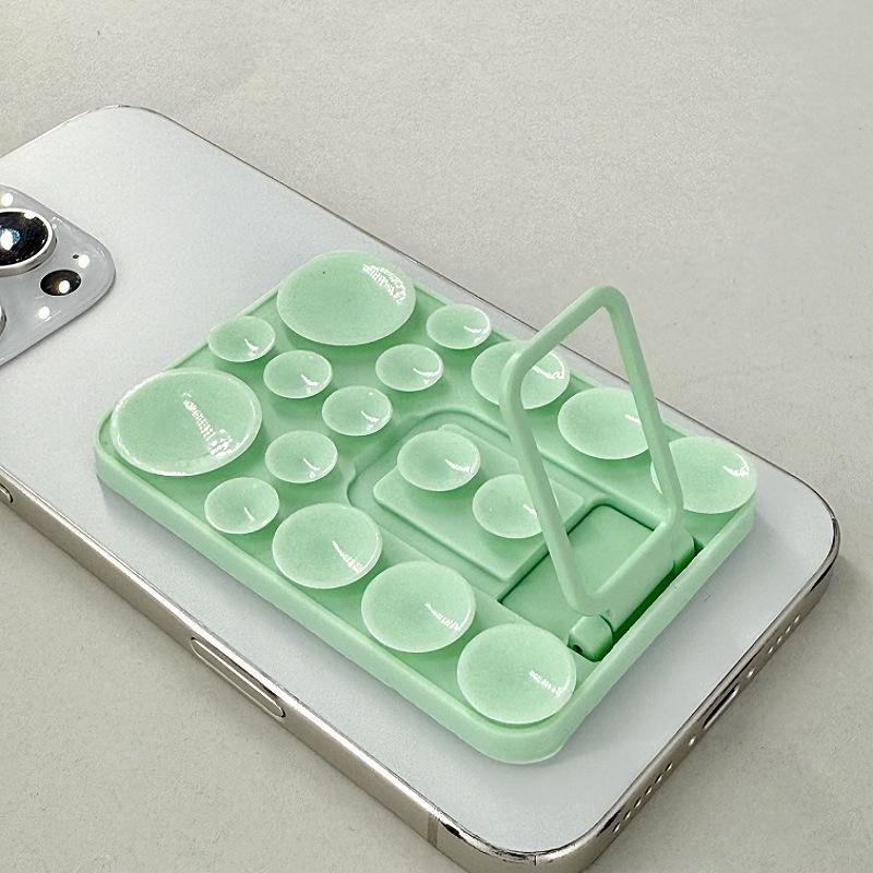 Multi-Functional Silicone Folding Suction Cup Phone Stand & Anti-Slip Back Sticker
