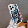 Yugioh Seto Kaiba Phone Case for iPhone 17 16 15 14 13 12 11 Air Pro Max Plus White Soft TPU Wavy Edge Cover