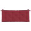 VidaXL Garden Bench Cushion, Bench Cover with String Ties, Waterproof Outdoor Cushion, Bordeaux Red 361592