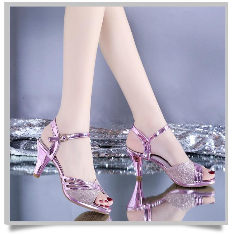 Summer New Korean Style Women's Stiletto High Heel Sandals Sexy One Buckle Peep Toe Sandals